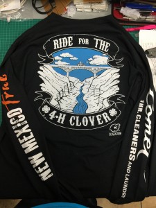 00 4H Clover Screen Print Back